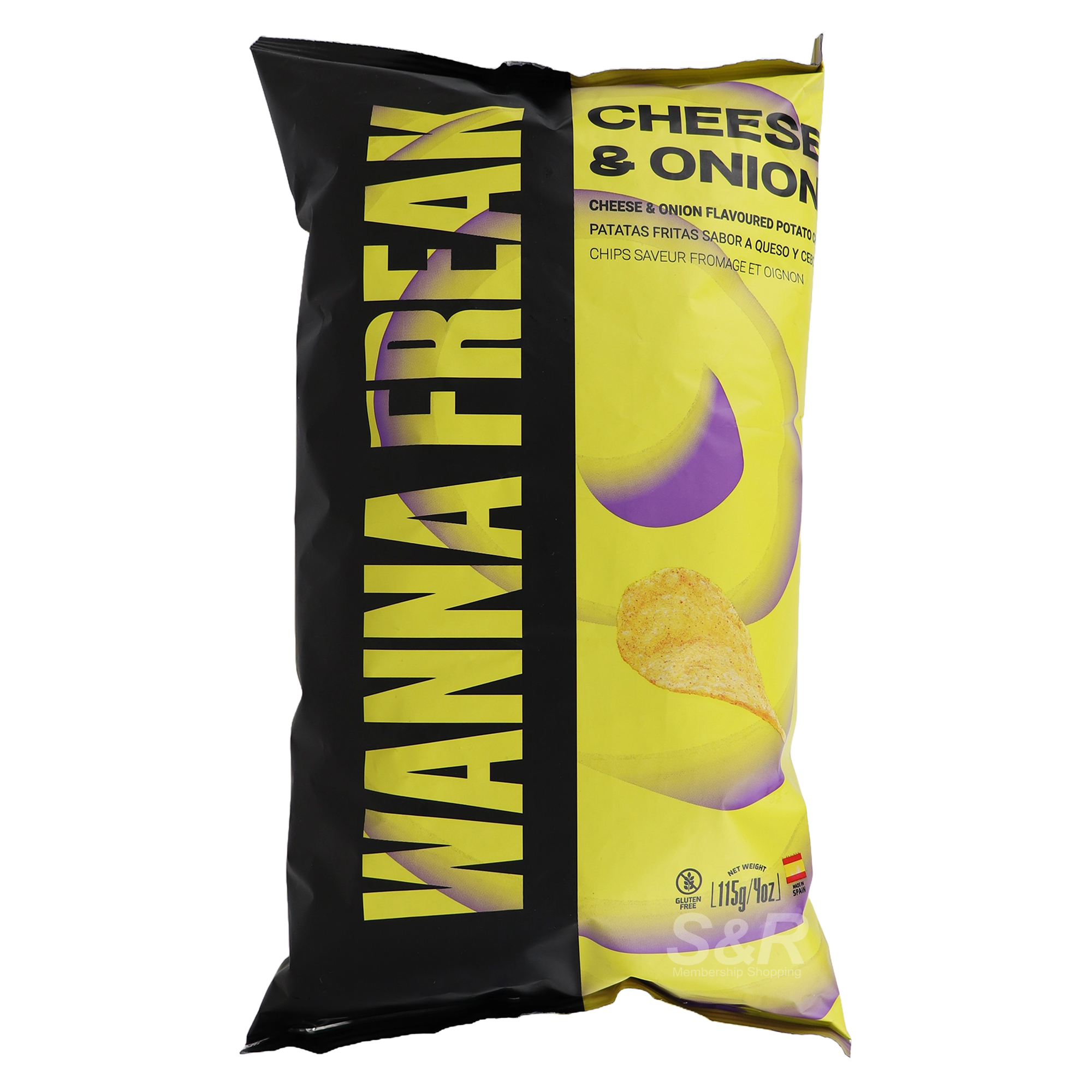 Wanna Freak Cheese and Onion Flavoured Potato Chips 115g